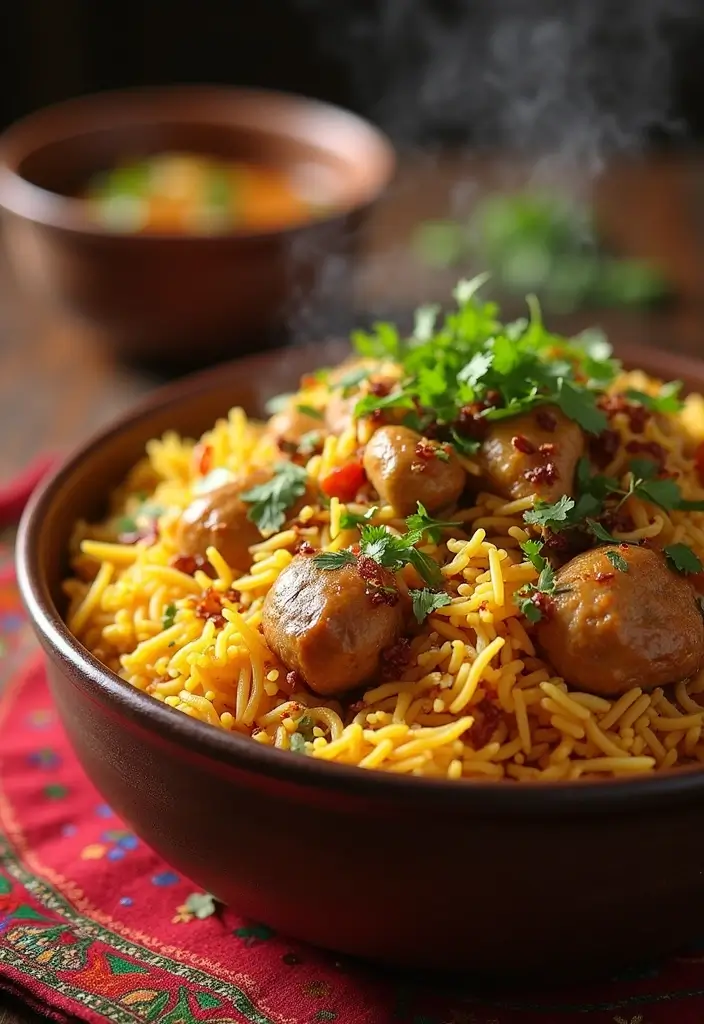 26 Chicken and Mushroom Recipes Healthy and Comforting - 18. Chicken and Mushroom Biryani