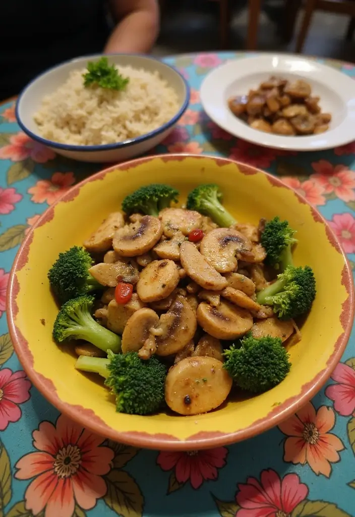 26 Chicken and Mushroom Recipes Healthy and Comforting - 20. Chicken and Mushroom Stir-Fry with Broccoli