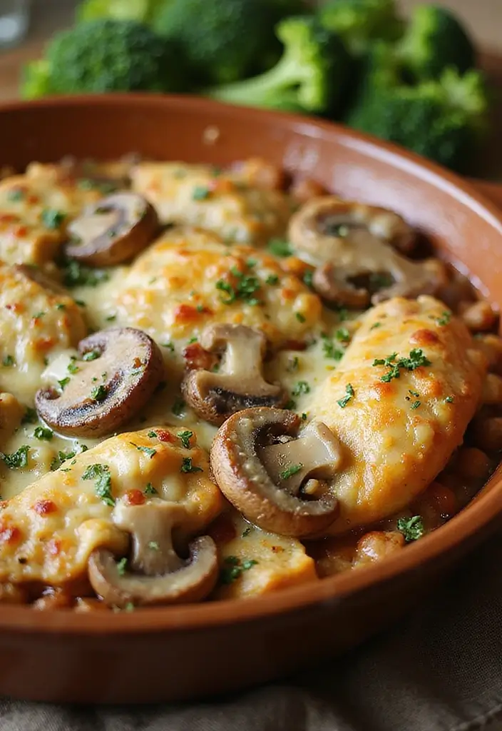 26 Chicken and Mushroom Recipes Healthy and Comforting - 6. Chicken and Mushroom Bake