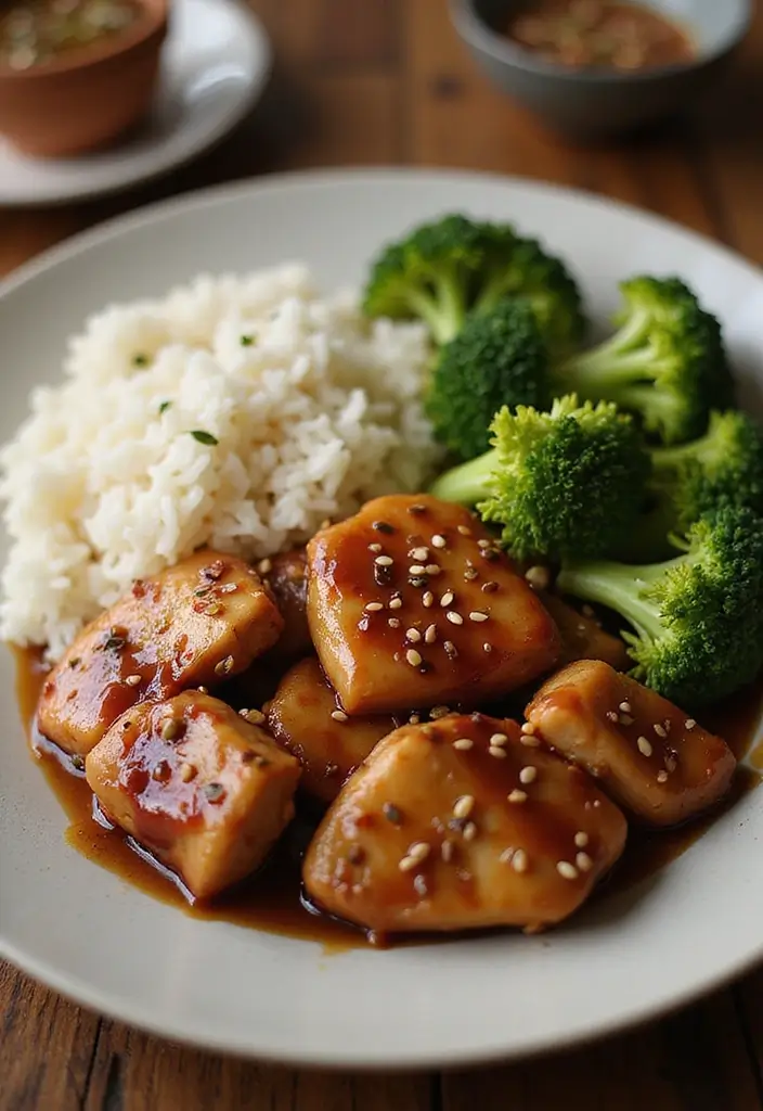 27 Easy Chicken Dinner Recipes Healthy and Quick - 11. Teriyaki Chicken with Broccoli