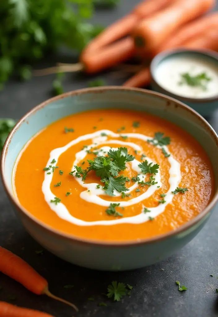 27 Easy Healthy Soup Recipes for Everyday Wellness - 11. Carrot Ginger Soup