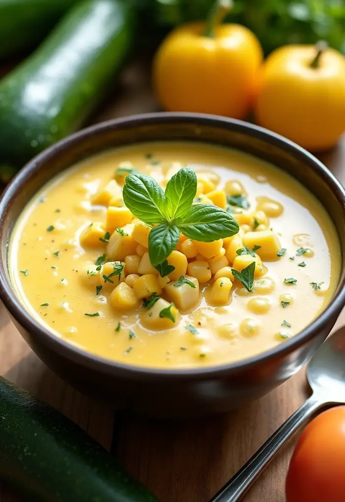 27 Easy Healthy Soup Recipes for Everyday Wellness - 12. Zucchini and Corn Chowder