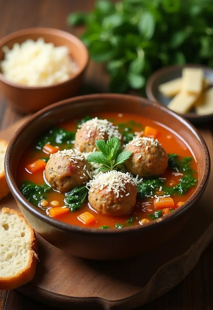 27 Easy Healthy Soup Recipes for Everyday Wellness - 20. Italian Wedding Soup