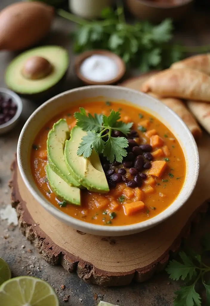 27 Easy Healthy Soup Recipes for Everyday Wellness - 5. Sweet Potato and Black Bean Soup