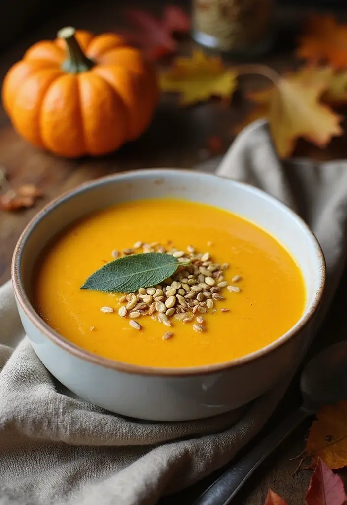 27 Easy Healthy Soup Recipes for Everyday Wellness - 7. Butternut Squash and Sage Soup