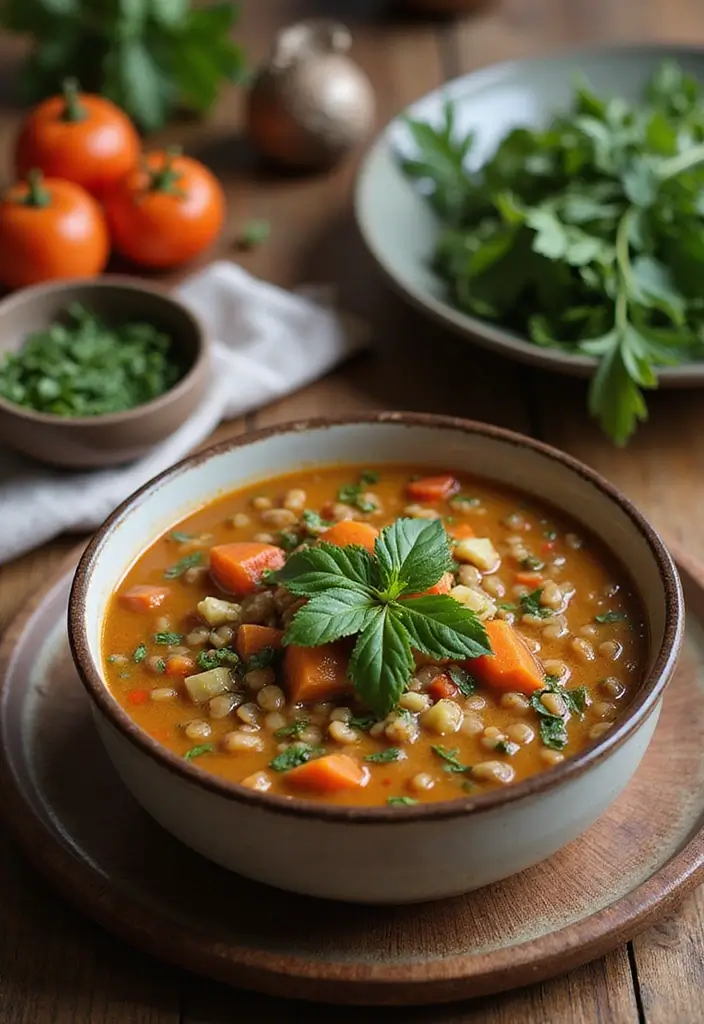 27 Easy Healthy Soup Recipes for Everyday Wellness - 8. Lentil and Vegetable Soup