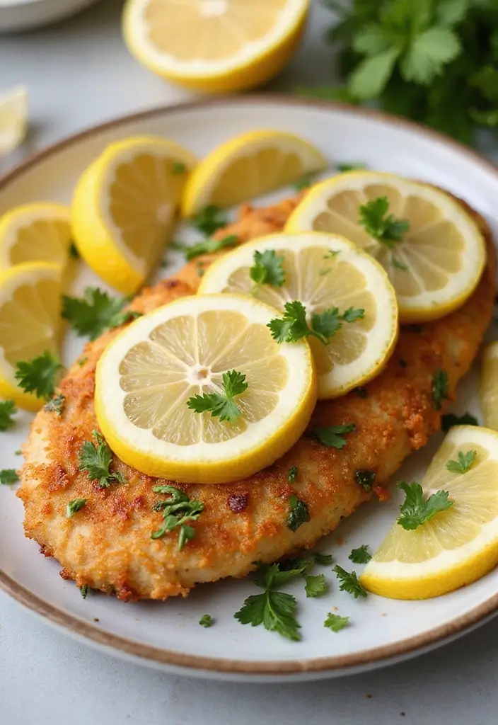 27 Healthy Chicken Cutlet Recipes That Feel Crispy and Clean - 1. Lemon Herb Baked Chicken Cutlets
