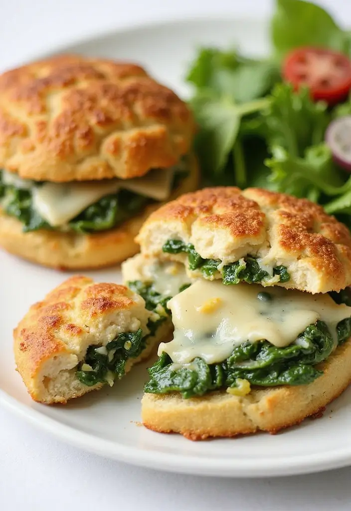 27 Healthy Chicken Cutlet Recipes That Feel Crispy and Clean - 10. Cheesy Spinach Baked Chicken Cutlets