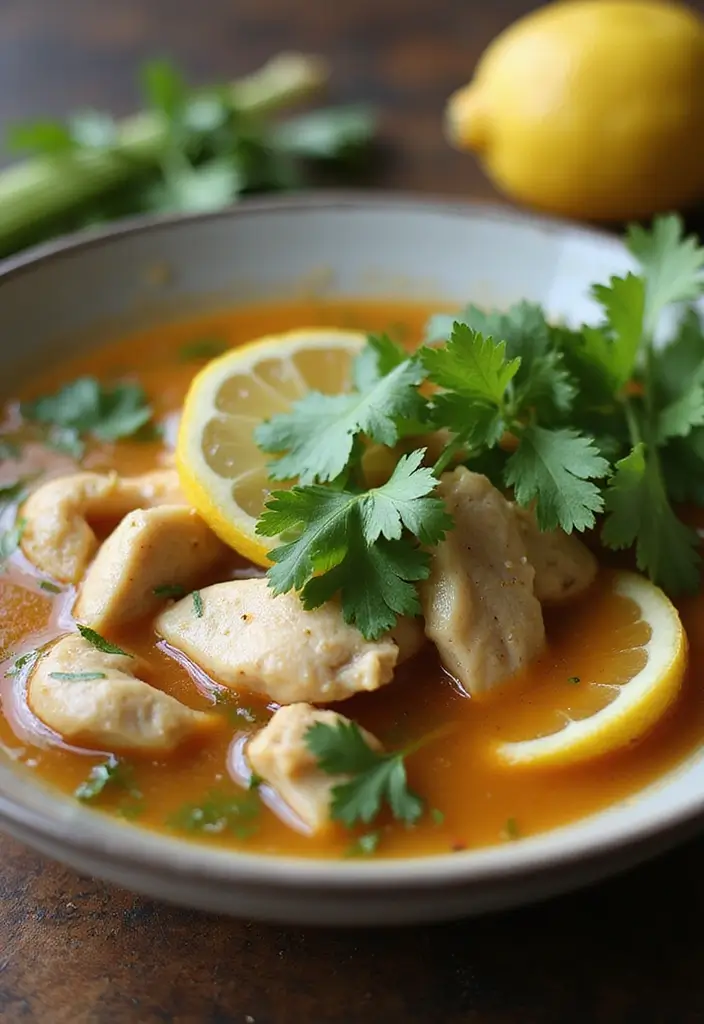 27 Healthy Chicken Soup Recipes That Heal and Satisfy - 10. Thai Lemongrass Chicken Soup