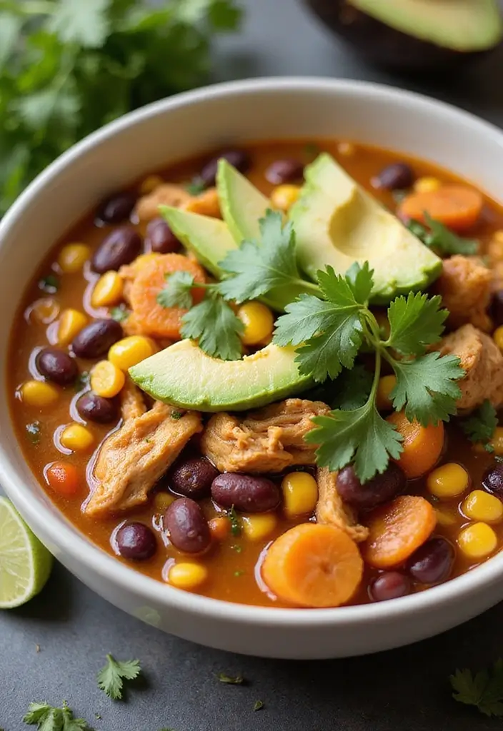 27 Healthy Chicken Soup Recipes That Heal and Satisfy - 12. Southwest Chicken Soup