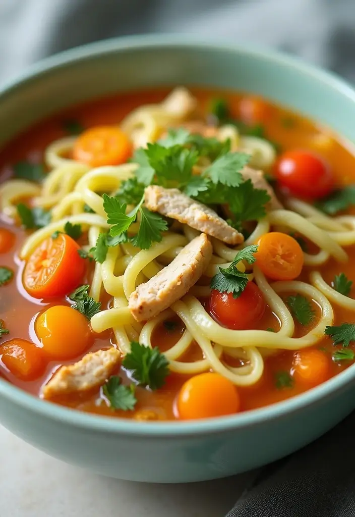 27 Healthy Chicken Soup Recipes That Heal and Satisfy - 19. Chicken Zoodle Soup