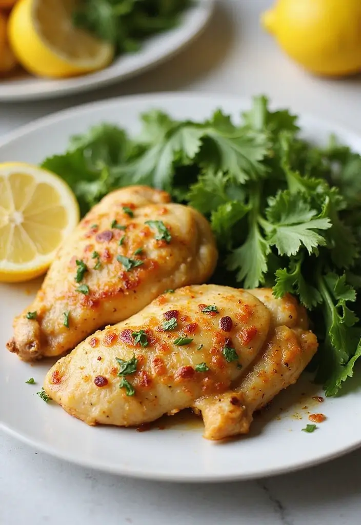 27 Healthy Crock Pot Recipes for Easy Weeknight Dinners - 12. Zesty Lemon Garlic Chicken
