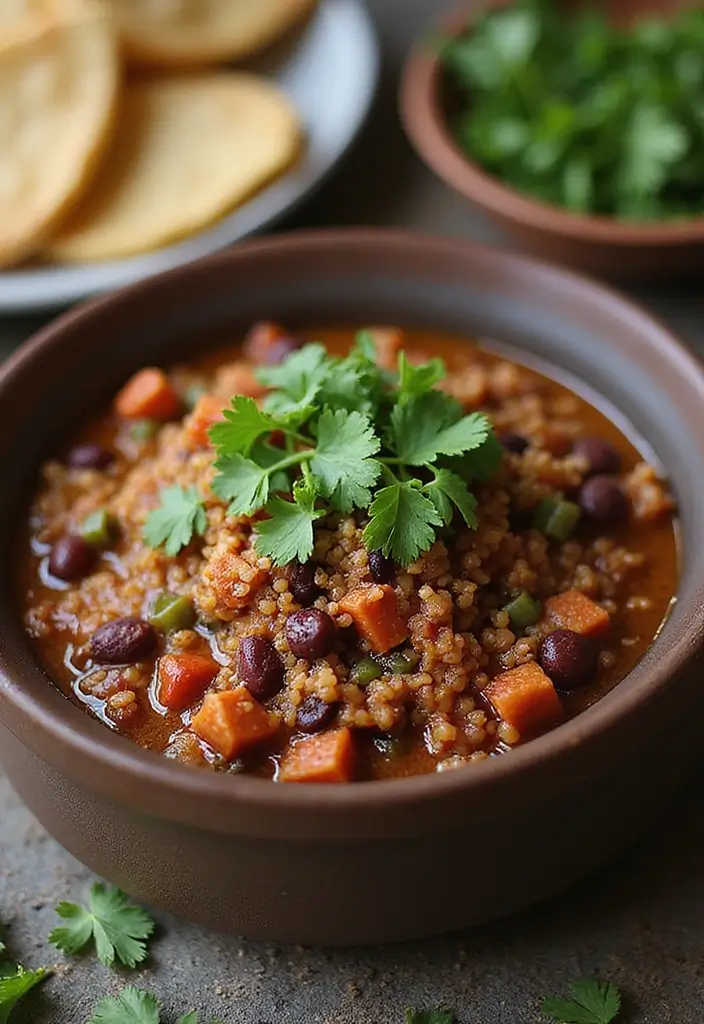 27 Healthy Crock Pot Recipes for Easy Weeknight Dinners - 3. Quinoa and Black Bean Chili