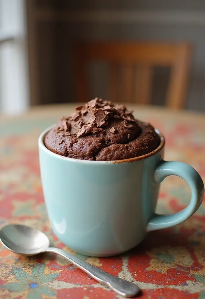 27 Healthy Instant Pot Recipes for Busy Nights - 15. Chocolate Protein Mug Cake