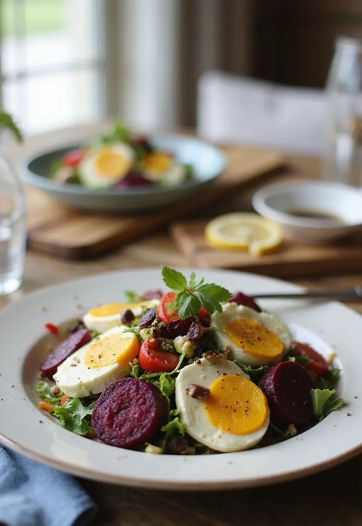 27 Healthy Instant Pot Recipes for Busy Nights - 25. Beet and Goat Cheese Salad