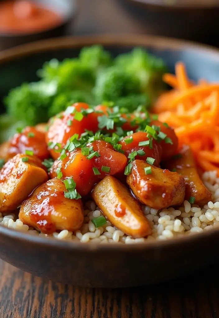 27 Healthy Instant Pot Recipes for Busy Nights - 26. Teriyaki Chicken Bowls