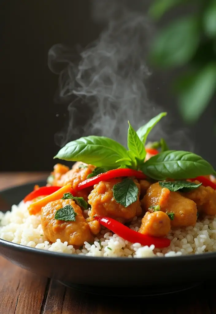 27 Healthy Meals With Chicken That Fit Any Diet - 13. Thai Basil Chicken