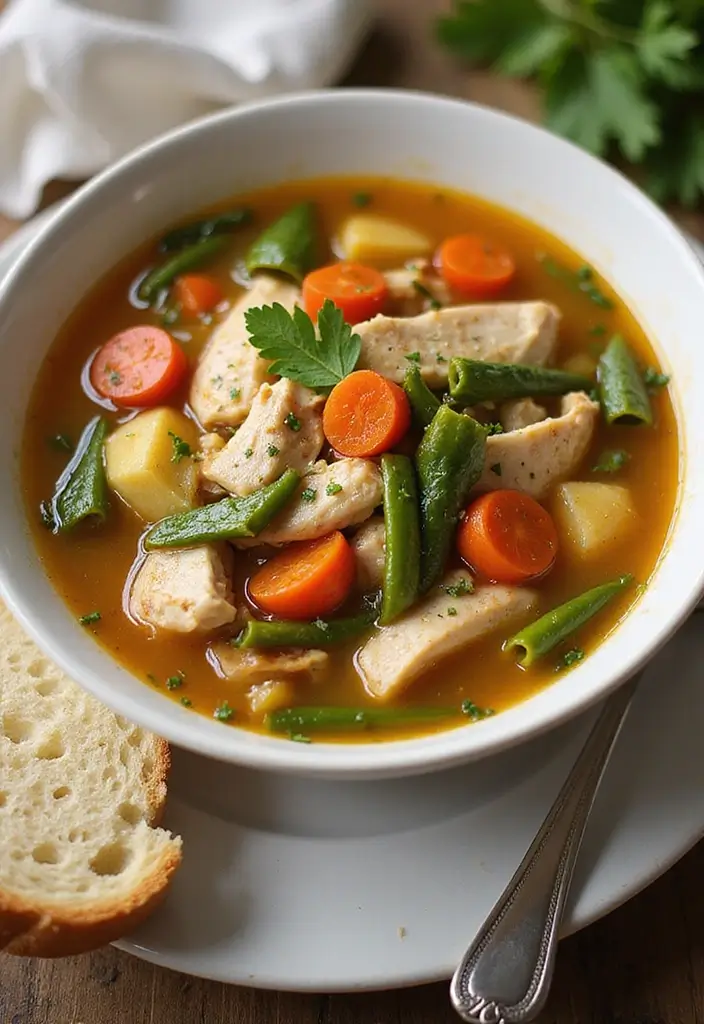 27 Healthy Meals With Chicken That Fit Any Diet - 14. Chicken and Vegetable Soup
