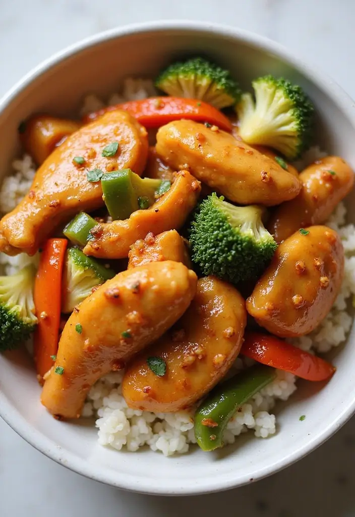 27 Healthy Meals With Chicken That Fit Any Diet - 19. Orange Chicken Stir-Fry