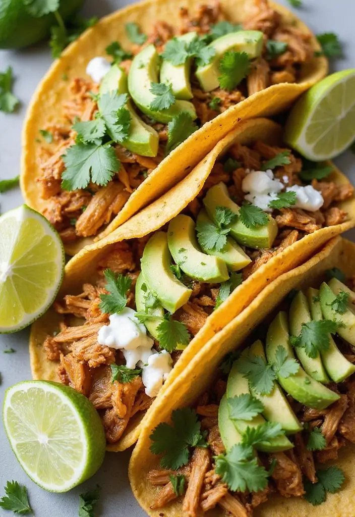 27 Healthy Meals With Chicken That Fit Any Diet - 5. Slow Cooker Chicken Tacos