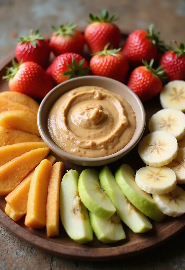 27 Healthy Peanut Butter Recipes That Feel Indulgent Yet Nutritious - 11. Peanut Butter Fruit Dip