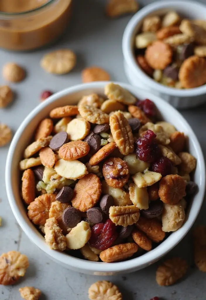 27 Healthy Peanut Butter Recipes That Feel Indulgent Yet Nutritious - 17. Peanut Butter Trail Mix