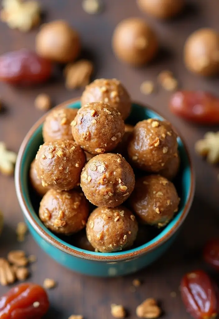 27 Healthy Peanut Butter Recipes That Feel Indulgent Yet Nutritious - 20. Peanut Butter Date Energy Balls