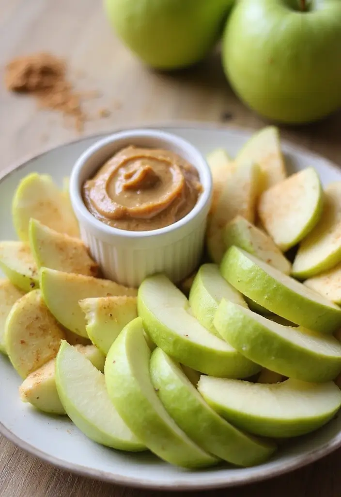 27 Healthy Peanut Butter Recipes That Feel Indulgent Yet Nutritious - 6. Peanut Butter and Apple Slices