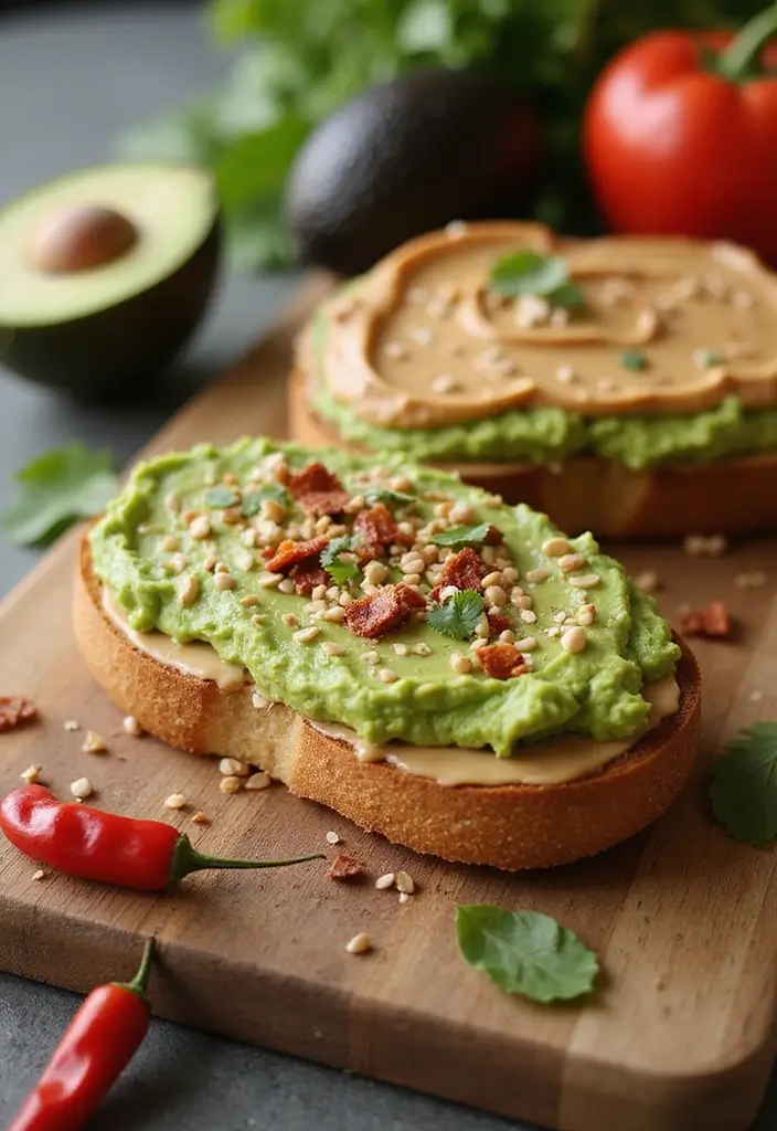 27 Healthy Peanut Butter Recipes That Feel Indulgent Yet Nutritious - 9. Peanut Butter Avocado Toast