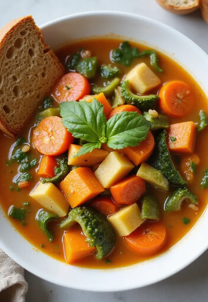 27 Healthy Recipes for Picky Eaters That Still Taste Amazing - 16. Garden Vegetable Soup