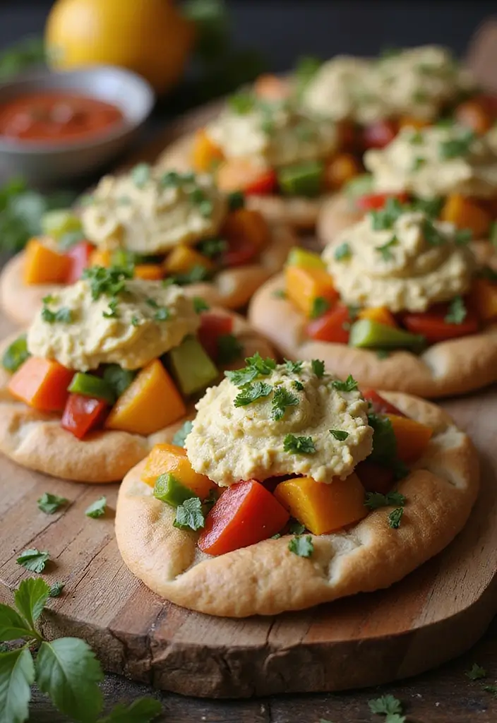 27 Healthy Recipes for Picky Eaters That Still Taste Amazing - 26. Pita Bread with Hummus and Veggies