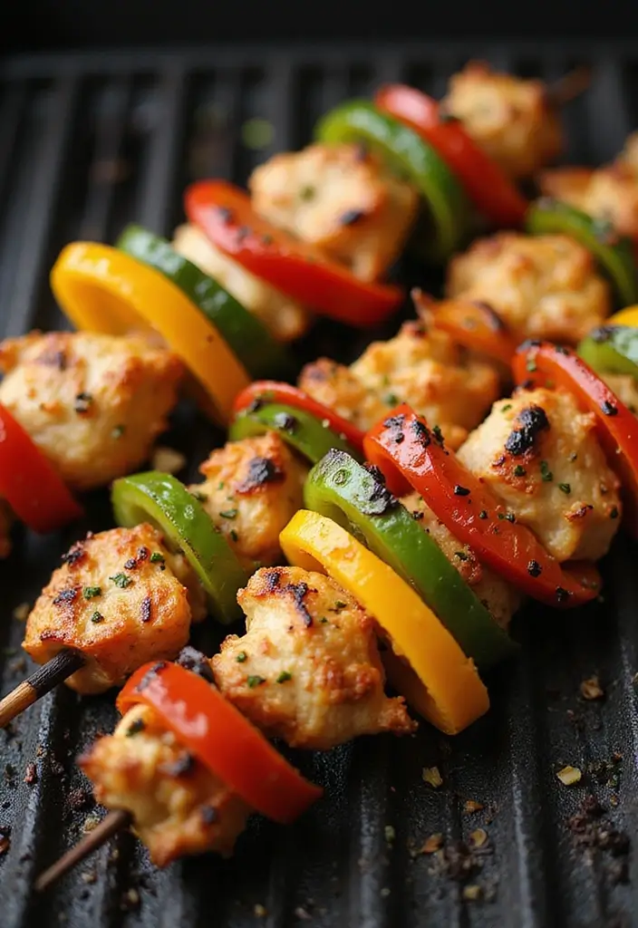 27 Healthy Recipes for Picky Eaters That Still Taste Amazing - 4. Easy Chicken and Veggie Skewers