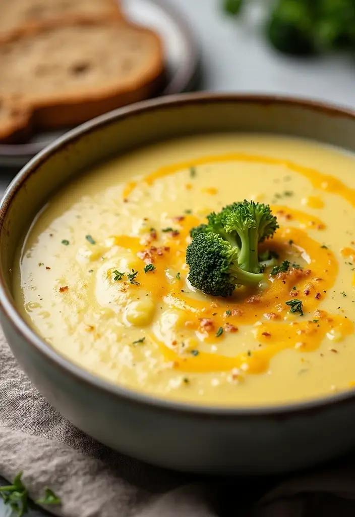 27 Healthy Recipes for Picky Eaters That Still Taste Amazing - 8. Broccoli Cheddar Soup