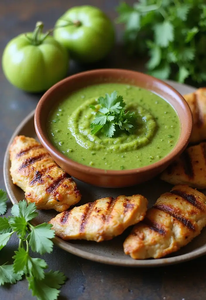 27 Healthy Sauces for Chicken That Add Big Flavor - 8. Salsa Verde