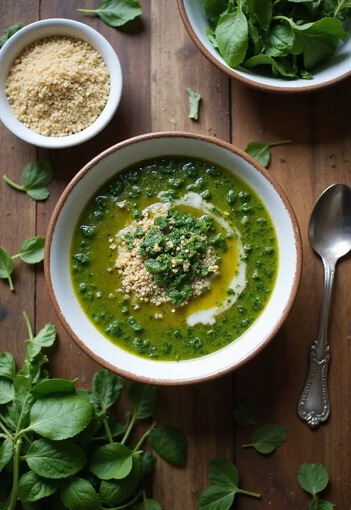 27 Healthy Soup Recipes Clean Eating Comfort Bowls - 23. Spinach and Quinoa Soup