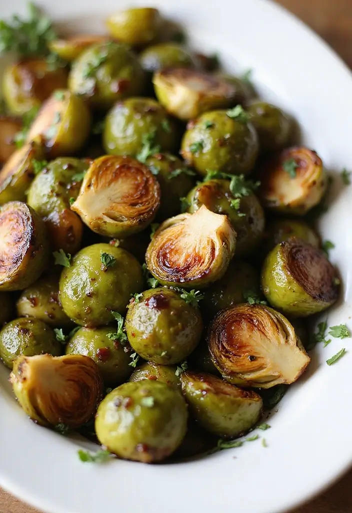 27 Healthy Spring Dinner Recipes That Feel Fresh and Easy - 25. Balsamic Glazed Brussels Sprouts