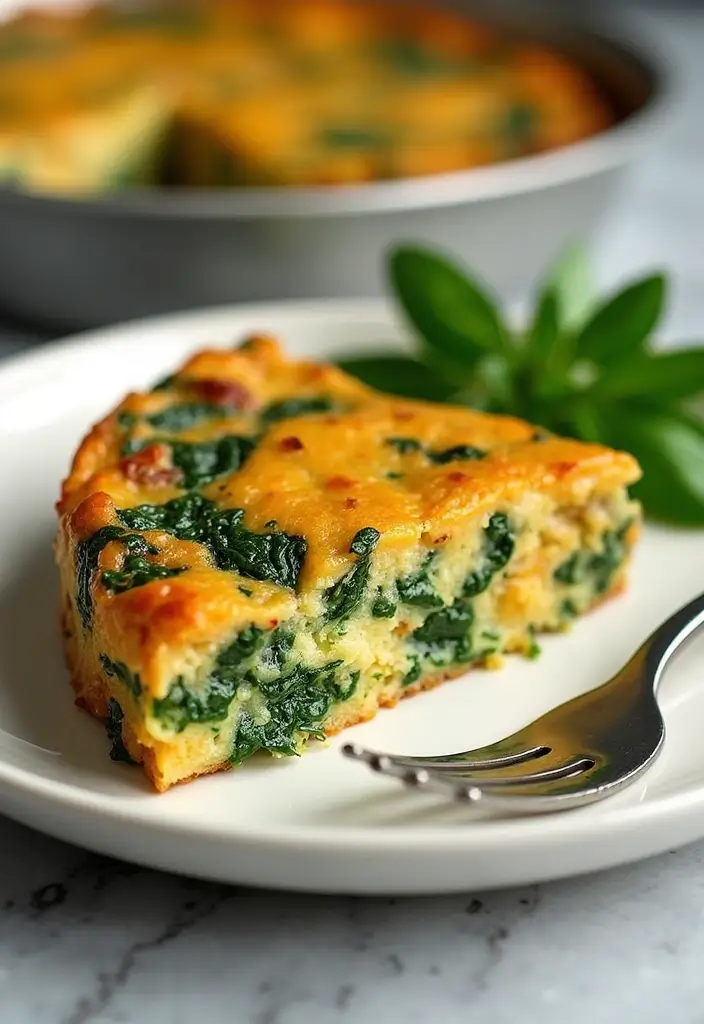 27 Healthy Sweet Potato Recipes That Are Comforting - 13. Sweet Potato and Spinach Frittata