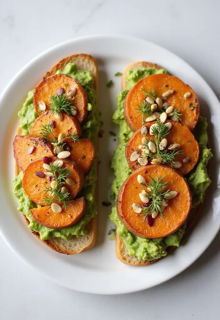 27 Healthy Sweet Potato Recipes That Are Comforting - 15. Sweet Potato and Avocado Toast