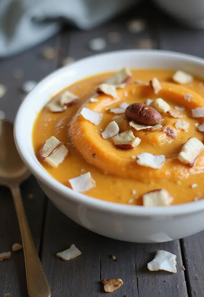 27 Healthy Sweet Potato Recipes That Are Comforting - 16. Sweet Potato and Coconut Milk Pudding