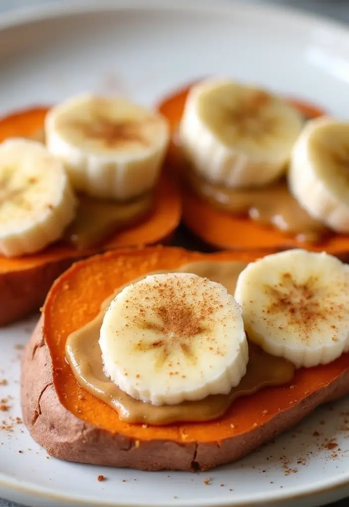 27 Healthy Sweet Potato Recipes That Are Comforting - 20. Sweet Potato and Almond Butter Toast