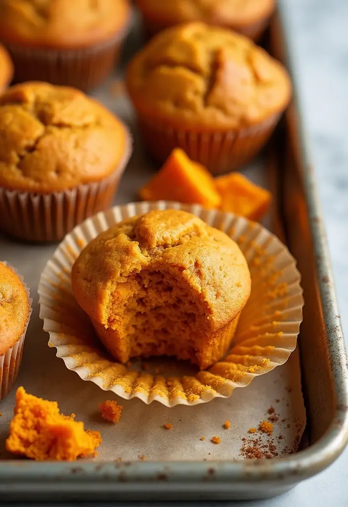 27 Healthy Sweet Potato Recipes That Are Comforting - 8. Sweet Potato Muffins