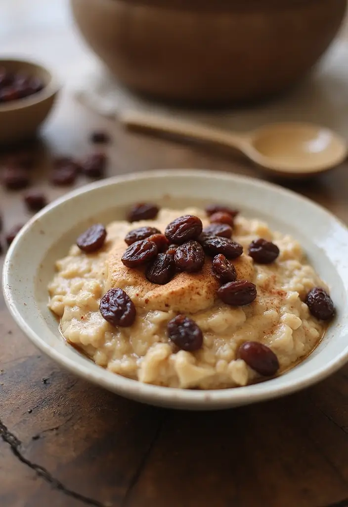 27 Oatmeal Recipes Breakfast Healthy Starts for Busy Days - 11. Cinnamon Raisin Oatmeal
