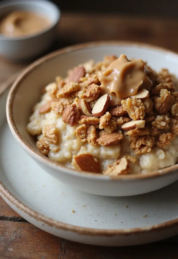 27 Oatmeal Recipes Breakfast Healthy Starts for Busy Days - 12. Nutty Granola Oatmeal