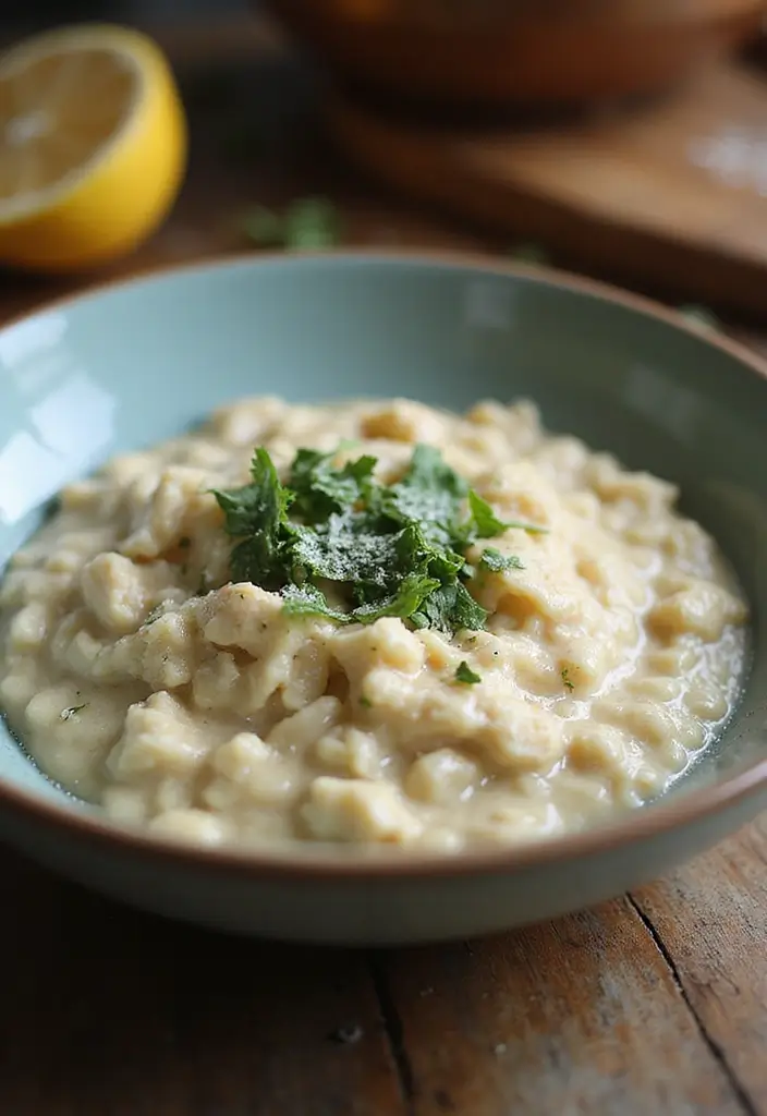 27 Oatmeal Recipes Breakfast Healthy Starts for Busy Days - 21. Herb and Cheese Oatmeal