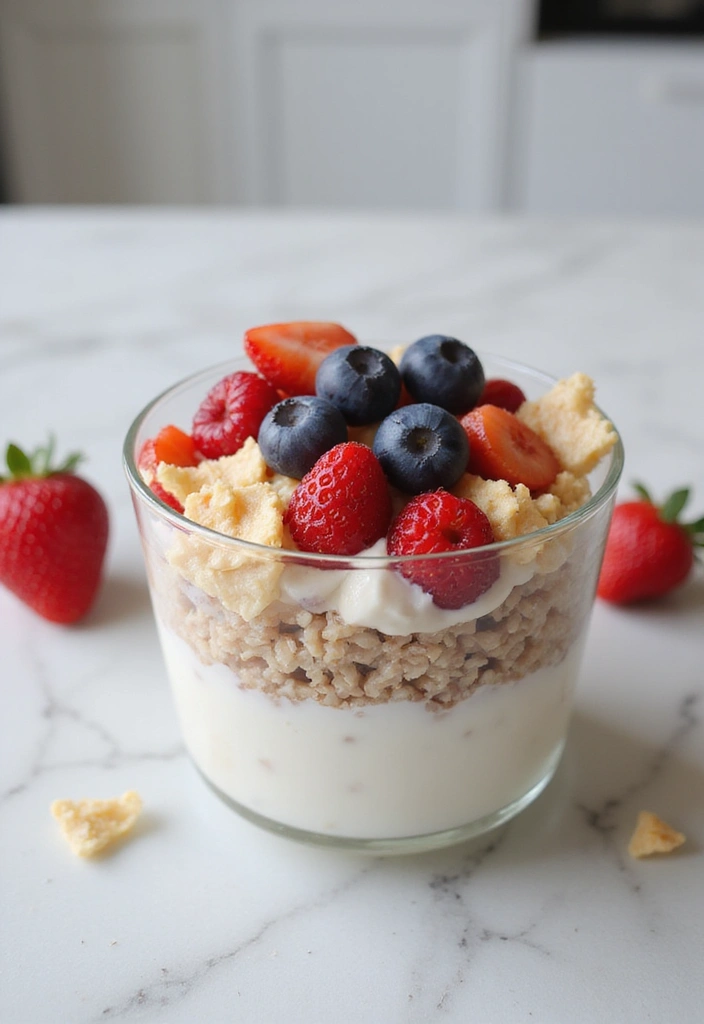 27 Oatmeal Recipes Breakfast Healthy Starts for Busy Days - 26. Fruity Yogurt Oatmeal