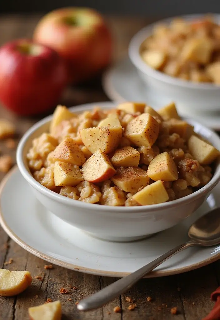27 Oatmeal Recipes Breakfast Healthy Starts for Busy Days - 5. Apple Pie Oatmeal