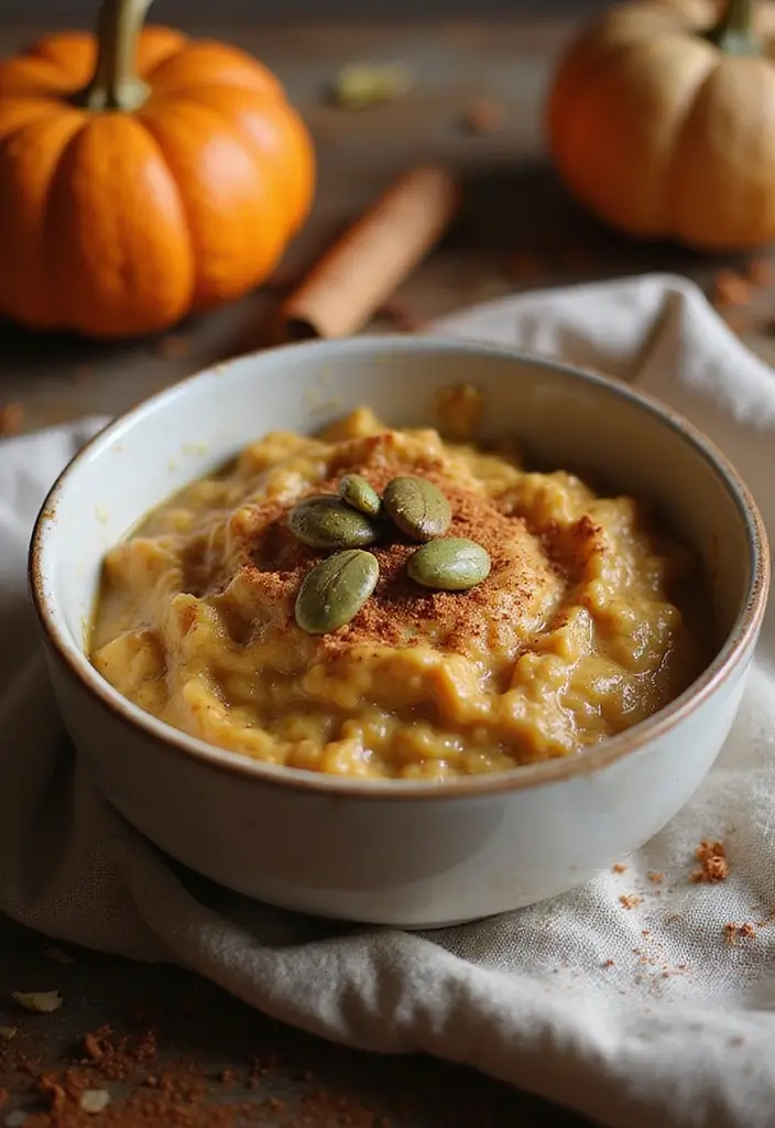 27 Oatmeal Recipes Breakfast Healthy Starts for Busy Days - 9. Pumpkin Spice Oatmeal