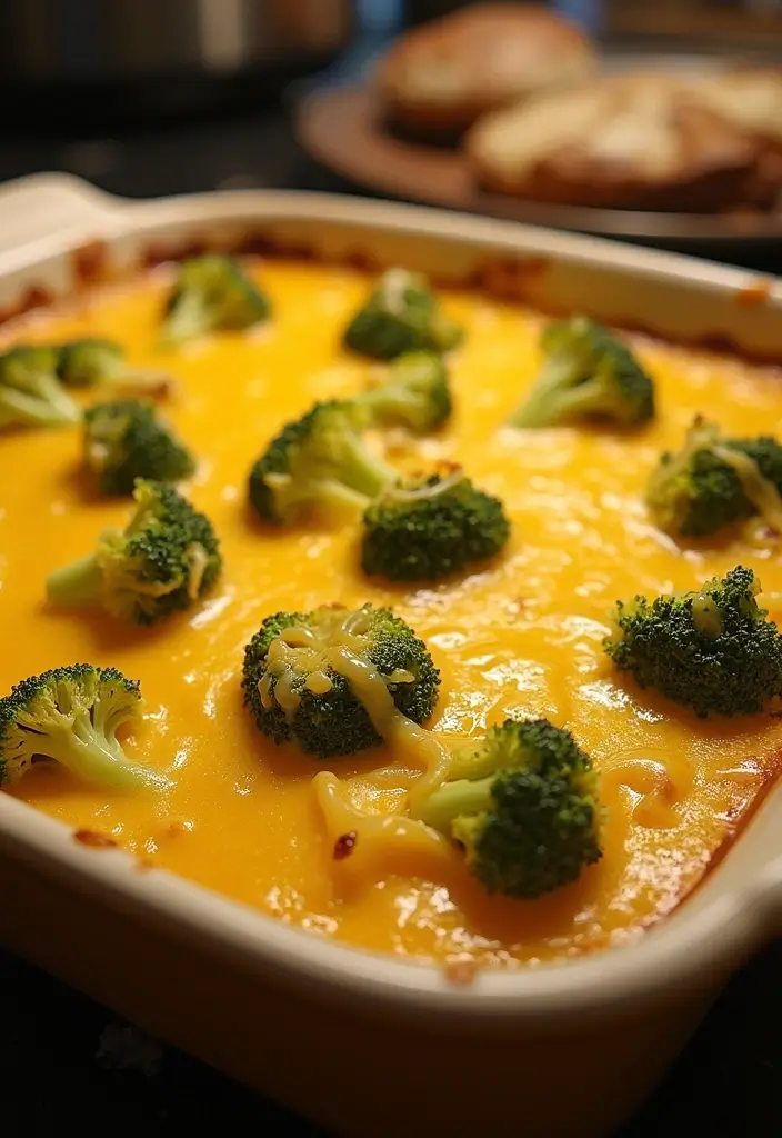27 Yellow Squash Recipes: Healthy Sides Made Simple - 12. Cheesy Yellow Squash and Broccoli Bake