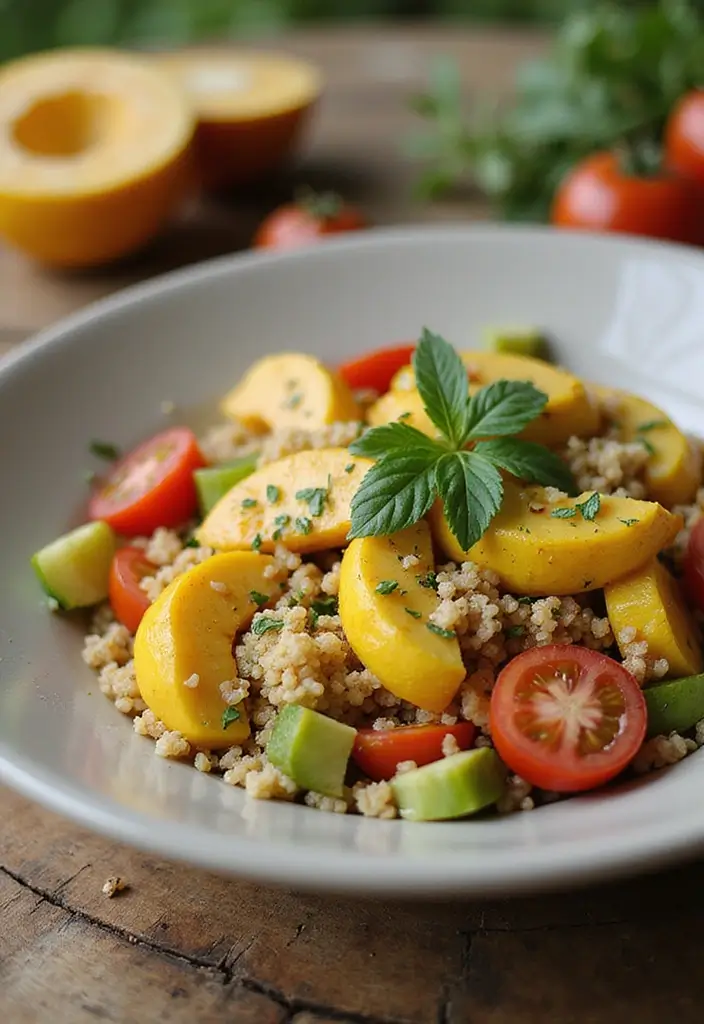 27 Yellow Squash Recipes: Healthy Sides Made Simple - 4. Yellow Squash and Quinoa Salad