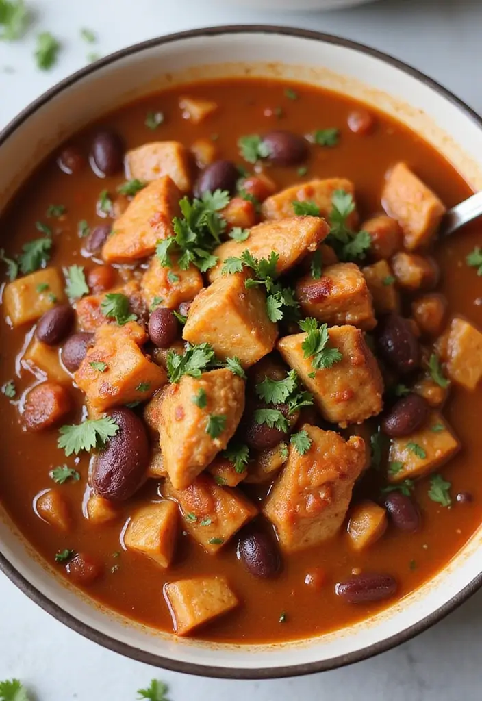 28 Chicken Dinner Recipes Healthy Options for Every Night - 23. Chicken and Black Bean Chili
